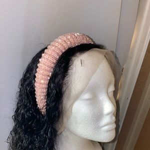 Jeweled raised/ padded Headband